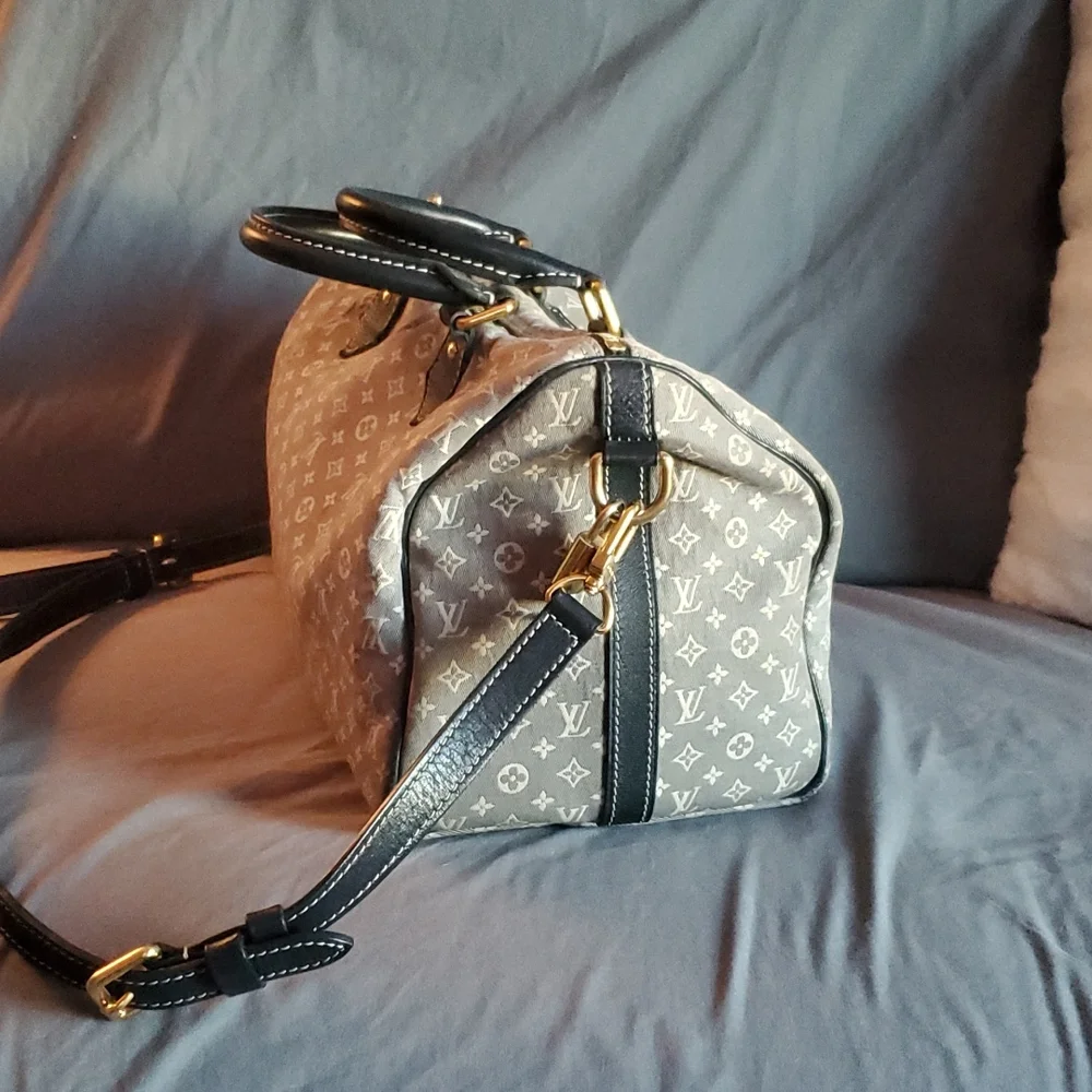 💙 Very Rare Navy Louis Vuitton Bandouliere Speedy 30 - Picture 2 of 10